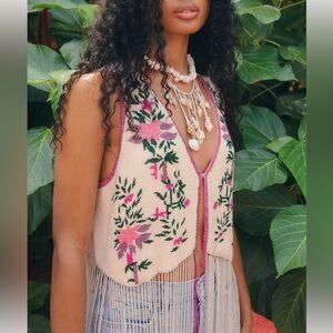 Free people Otis Vest by Agua Bendita